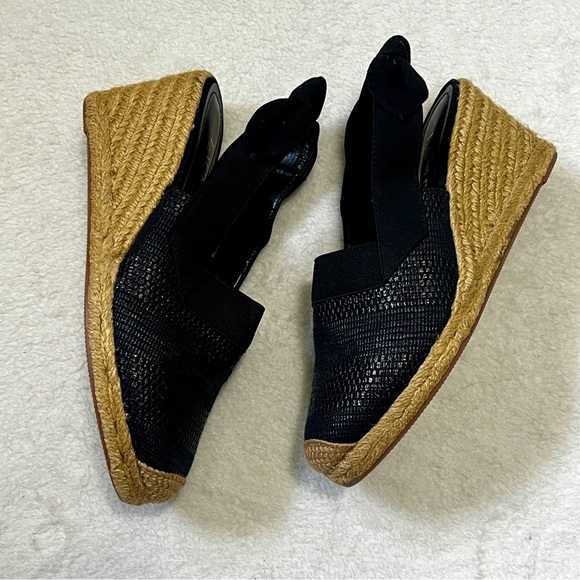 Lauren Ralph Lauren Helma Espadrille Slingback Wedge Sandals - 5.5 - Picture 3 of 12